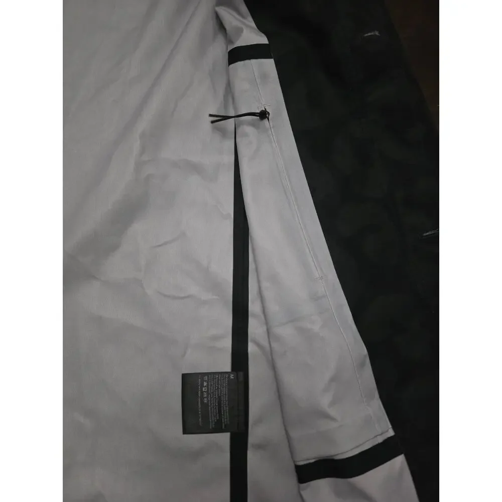 Lululemon LAB Leopard Print Overcoat Black Size Medium